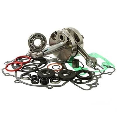 Bottom End Crankshaft Rebuild Kit Compatible With 1998-2005 Kawasaki Kx100 99Cc 2-Stroke 52.5Mm Bore