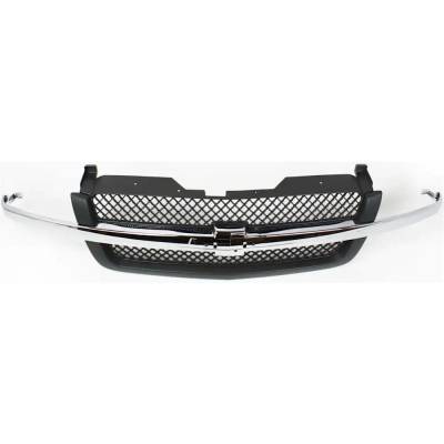 Rareelectrical - New Mesh Insert Grille Assembly Compatible With Chevrolet Silverado 1500 Base 6 Cyl 4.3L Silverado - Image 6