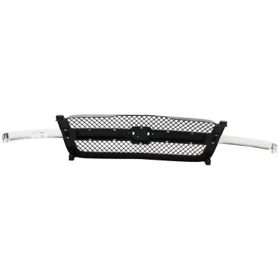 Rareelectrical - New Mesh Insert Grille Assembly Compatible With Chevrolet Silverado 1500 Hd Base 8 Cyl 6.0L - Image 4