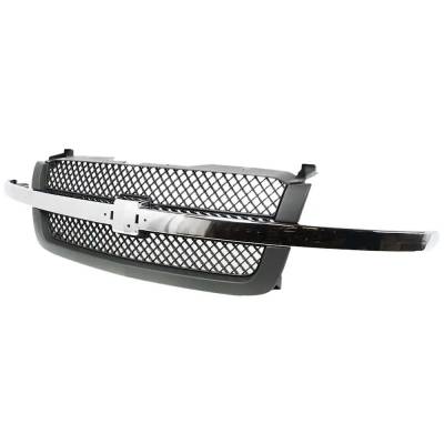 Rareelectrical - New Mesh Insert Grille Assembly Compatible With Chevrolet Silverado 1500 Lt 6 Cyl 4.3L Silverado - Image 2