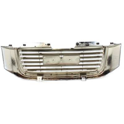 Rareelectrical - Horizontal Bar Grille Assembly Compatible With 2002-2009 Gmc Envoy Xl Sle 4.2L (02-06) 5.3L (03-05) - Image 4