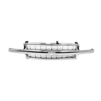 Rareelectrical - Cross Bar Grille Assembly Compatible With 1999-2002 Chevrolet Silverado 1500 Ls 4.3L (99-02) 4.8L - Image 1