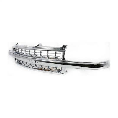 Rareelectrical - Cross Bar Grille Assembly Compatible With 1999-2002 Chevrolet Silverado 1500 Ls 4.3L (99-02) 4.8L - Image 2