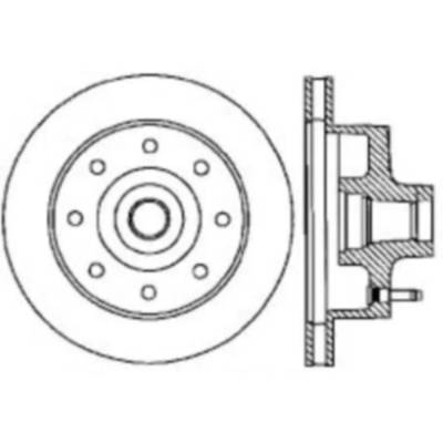 Rareelectrical - Front Brake Disc Compatible With 1978-1997 Dodge D250 (86-88) Base 3.9L (89-93) 5.2L (89-93) 5.9L - Image 2