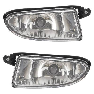 Rareelectrical - Pair Front Fog Lights Compatible With 2001-2005 Chrysler Pt Cruiser Limited (01-05) Street Cruiser - Image 1