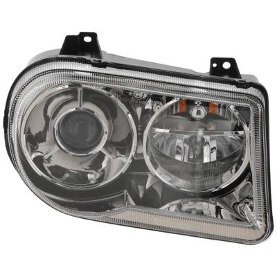 Rareelectrical - Headlight Compatible With 2005-2010 Chrysler 300 2.7L 3.5L V6 Eer Egg Right Passenger Side 250Hp - Image 1