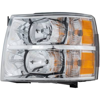 Rareelectrical - Headlight Compatible With 2007-2014 Chevrolet Silverado 1500 Silverado 2500 Hd Silverado 3500 Hd - Image 2