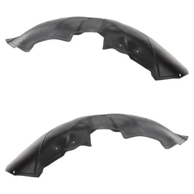 Rareelectrical - New Front Left And Front Right Fender Liner Compatible With Chevrolet Gmc Sierra 3500 Sle 8 Cyl 6.6L - Image 6
