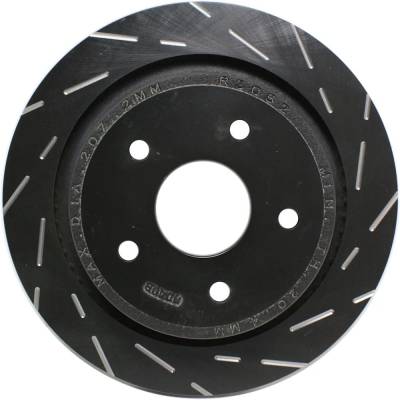 New Slotted Brake Disc Compatible With Ram 1500 Limited 6 Cyl 3.0L 1500 St 6 Cyl 3.0L 1500 Rebel 6