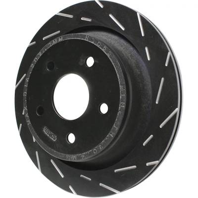 Rareelectrical - New Slotted Brake Disc Compatible With Ram 1500 Laramie Longhorn 8 Cyl 5.7L 1500 Big Horn 6 Cyl 3.6L - Image 2
