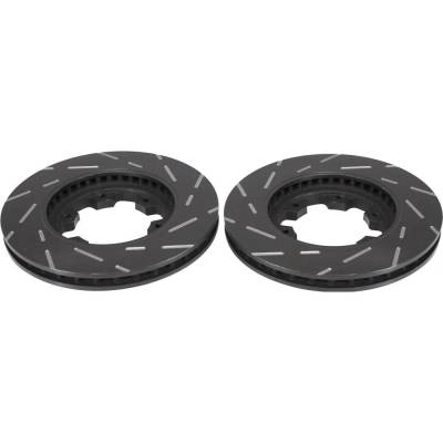 Rareelectrical - New Slotted Brake Disc Compatible With Nissan Frontier Se 6 Cyl 3.3L Frontier Se 4 Cyl 2.4L - Image 5