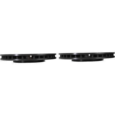 Rareelectrical - New Slotted Brake Disc Compatible With Nissan Pathfinder All Submodels Frontier Se 6 Cyl 3.3L - Image 3