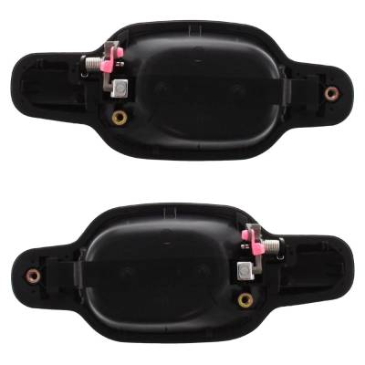 Rareelectrical - Rear Left And Right Exterior Door Handle Set Compatible With 2004-2012 Gmc Canyon Z71 Sl (04-05) Z71 - Image 4