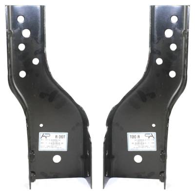 Rareelectrical - Rear Left And Right Bumper Bracket Pair Compatible With 1996-2004 Chevrolet S10 Base 2.2L (98-03) - Image 4