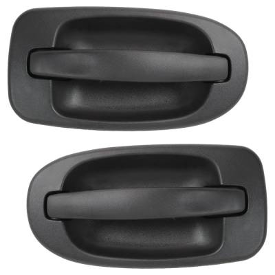 Rear Driver And Passenger Side Exterior Door Handle Compatible With 1997-2009 Chevrolet Venture