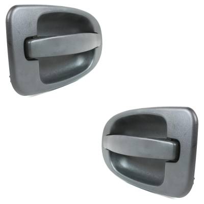 Rareelectrical - Rear Driver And Passenger Side Exterior Door Handle Fits 1997-2009 Chevrolet Venture Pontiac Montana - Image 2