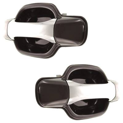 Rareelectrical - Rear Left And Right Exterior Door Handle Set Compatible With 2004-2012 Gmc Canyon Wt (06-12) Z71 - Image 2