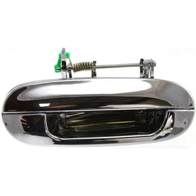 Rear Passenger Side Exterior Door Handle Compatible With 2002-2009 Oldsmobile Bravada Gmc Envoy