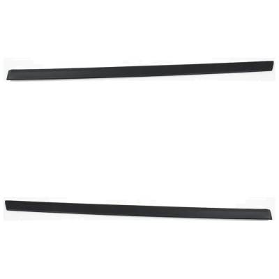 Rear Left And Right Lower Door Molding And Beltline Pair Compatible With 1989-1995 Bmw 540I 4.0L