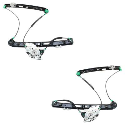 Rareelectrical - Front Left And Right Power Window Regulator Pair Without Motor Compatible With 2000-2005 Bmw 325Xi - Image 5