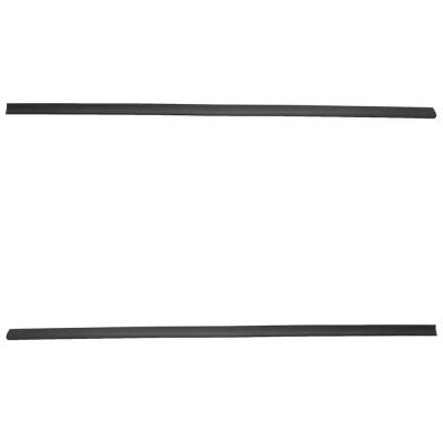 Front Left And Right Black Door Molding And Beltline Compatible With 1999-2005 Bmw 330I Base 3.0L