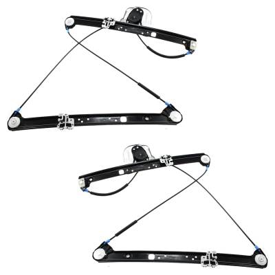 Rareelectrical - Front Left And Right Power Window Regulator Pair Without Motors Compatible With 2000-2006 Bmw X5 - Image 4