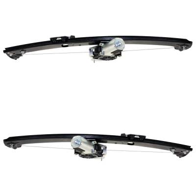 Rareelectrical - Rear Left And Right Window Regulator Pair With Motor Compatible With 2000-2006 Bmw X5 4.4I 4.4L - Image 7