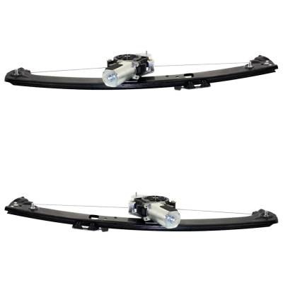 Rareelectrical - Rear Left And Right Window Regulator Pair With Motor Compatible With 2000-2006 Bmw X5 4.8Is 4.8L - Image 6