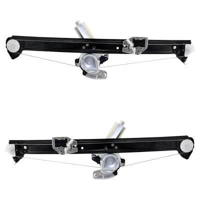 Rareelectrical - Rear Left And Right Window Regulator Pair With Motor Compatible With 2000-2006 Bmw X5 4.6Is 4.6L - Image 4