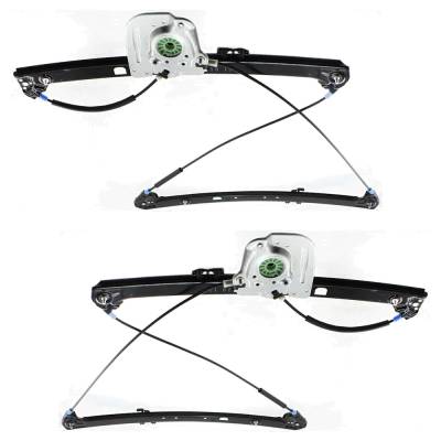Rareelectrical - Front Left And Right Power Window Regulator Pair Without Motors Compatible With 2000-2006 Bmw X5 - Image 6