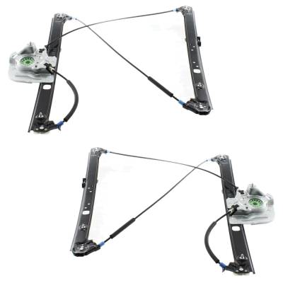 Rareelectrical - Front Left And Right Power Window Regulator Pair Without Motors Compatible With 2000-2006 Bmw X5 - Image 3