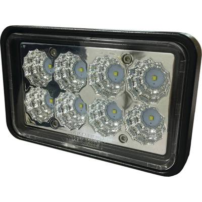 Rareelectrical - Led Triangle Headlight Rear Work Light Kit Compatible With Bobcat S150 S175 S185 S205 S220 S250 S300 - Image 2