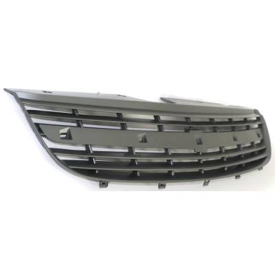 Rareelectrical - Silver Gray Grille Assembly Compatible With 2000-2005 Chevrolet Malibu Base 3.1L (00-03) Ls 3.1L - Image 3