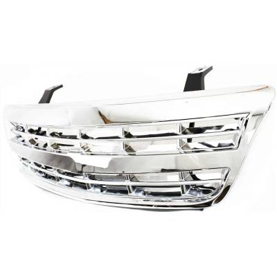 Rareelectrical - Chrome Grille Assembly Compatible With 2001-2005 Chevrolet Venture Lt 3.4L (01-05) Plus 3.4L (01-05) - Image 2