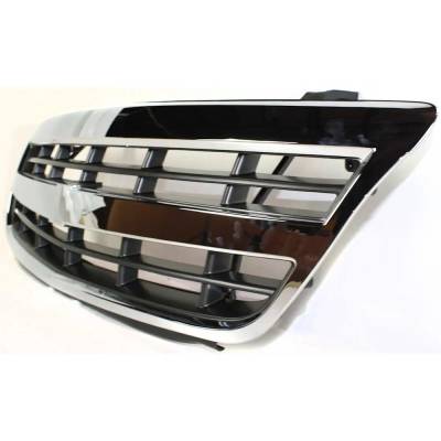 Rareelectrical - Chrome Black Insert Grille Assembly Compatible With 2001-2005 Chevrolet Venture Ls 3.4L (01-05) Lt - Image 2