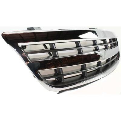 Rareelectrical - Chrome Black Insert Grille Assembly Compatible With 2001-2005 Chevrolet Venture Plus 3.4L (01-05) - Image 3