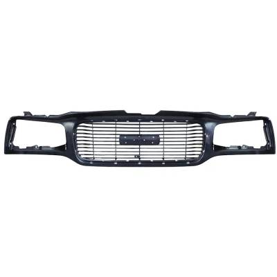 Rareelectrical - Chrome Black Insert Grille Assembly Compatible With 1992-2000 Gmc Yukon Sl 5.7L (96-97) 6.5L (96-97) - Image 5