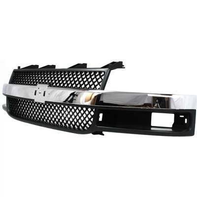 Rareelectrical - New Grille Assembly Compatible With Chevrolet Express 2500 Base 6 Cyl 4.3L Express 1500 Lt 6 Cyl - Image 2