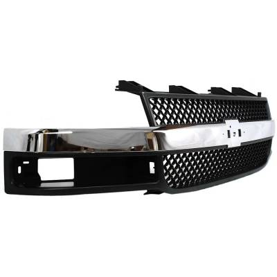 Rareelectrical - New Grille Assembly Compatible With Chevrolet Express 2500 Base 6 Cyl 4.3L Express 1500 Lt 6 Cyl - Image 3