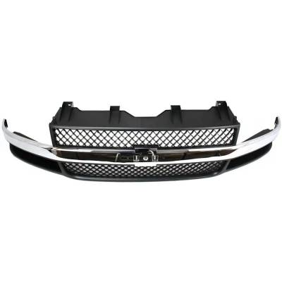 Rareelectrical - New Grille Assembly Compatible With Chevrolet Express 2500 Base 6 Cyl 4.3L Express 1500 Lt 6 Cyl - Image 5