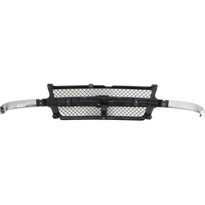 Rareelectrical - Grille Assembly Compatible With 2001-2002 Chevrolet Silverado 2500 Hd Ls 6.0L (01-02) 6.6L (01-02) - Image 5