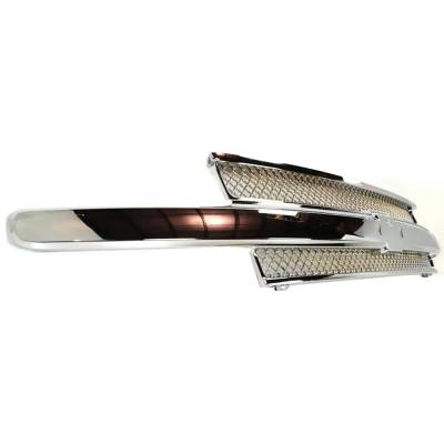 Rareelectrical - Chrome Grille Assembly Compatible With 2002-2005 Chevrolet Trailblazer Lt 4.2L (02-05) Ltz 4.2L - Image 3