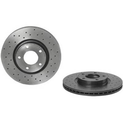 Front Brake Disc Compatible With 2004-2010 Mazda 5 Sport 2.3L (06-10) Touring 2.3L (06-10) 3 S