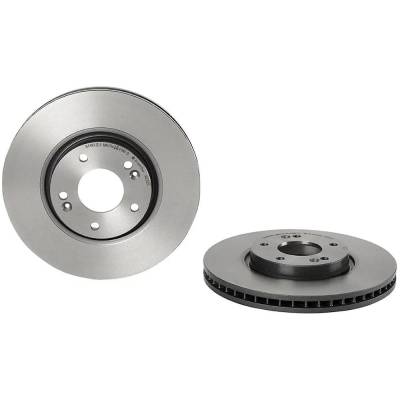 Front Brake Disc Compatible With 2002-2005 Jaguar S-Type Base 4.2L (03-04) R 4.2L (03-05) Sport 3.0L