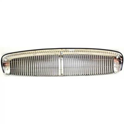 Rareelectrical - Chrome Grille Assembly W/ Painted Black Insert Compatible With 1997-2004 Buick Park Avenue Base 3.8L - Image 4