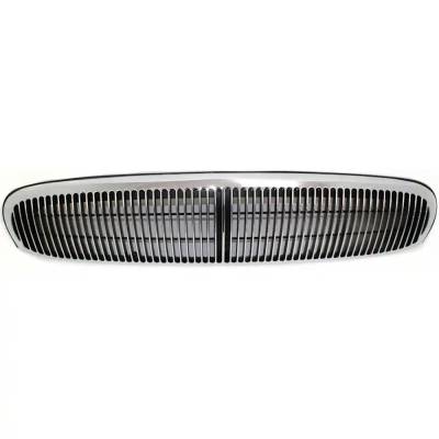 Rareelectrical - Chrome Grille Assembly W/ Painted Black Insert Compatible With 1997-2004 Buick Park Avenue Base 3.8L - Image 6