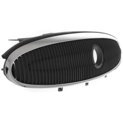 Rareelectrical - Chrome Grille Assembly W/ Painted Dark Gray Insert Compatible With 2005-2007 Buick Lacrosse Cx 3.8L - Image 3