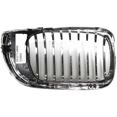 Rareelectrical - Left Chrome Kidney Grille Compatible With 2002-2005 Bmw 330I 3.0L (02-05) M 3.0L (05) 330Xi (02-05) - Image 4