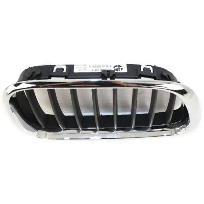 Rareelectrical - Right Chrome Kidney Grille W/ Black Insert Compatible With 2000-2003 Bmw X5 3.0I 3.0L (01-03) 4.4I - Image 7