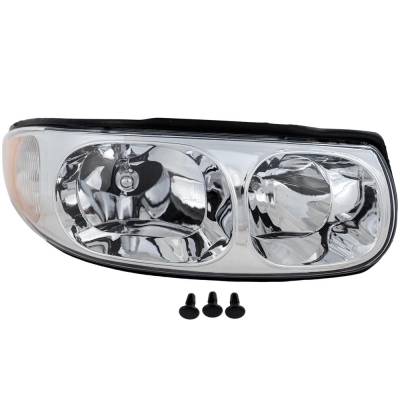Headlight Compatible With 2000-2005 Buick Lesabre 3.8L V6 L36 Right Passenger Side 205Hp Replaces